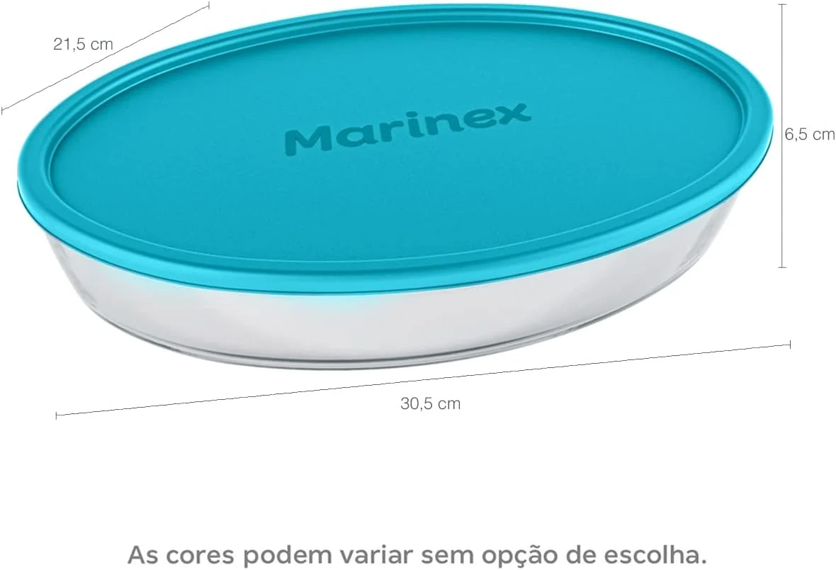 ظرف کباب پز بیضی شکل Claytan Marinex با درب پلاستیکی 2.4 لیتری ظرف کباب پز بیضی شکل Claytan Marinex با درب پلاستیکی 2.4 لیتری