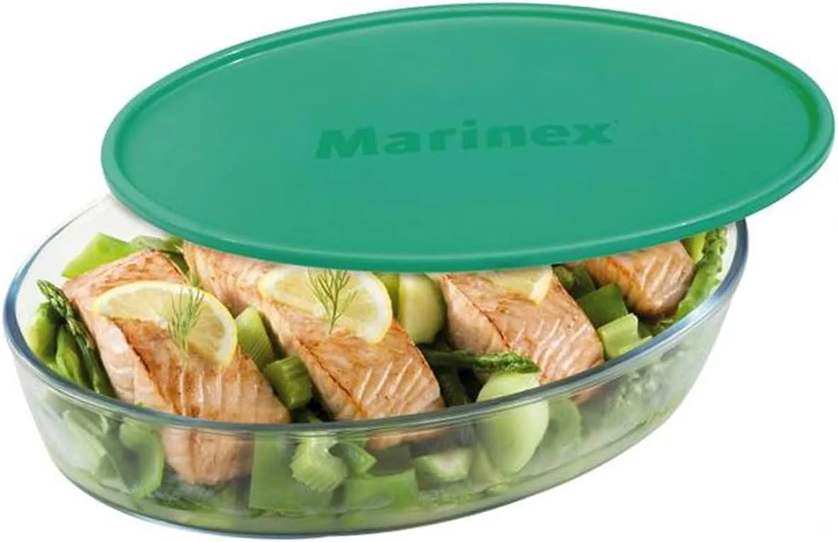 ظرف کباب پز بیضی شکل Claytan Marinex با درب پلاستیکی 2.4 لیتری ظرف کباب پز بیضی شکل Claytan Marinex با درب پلاستیکی 2.4 لیتری