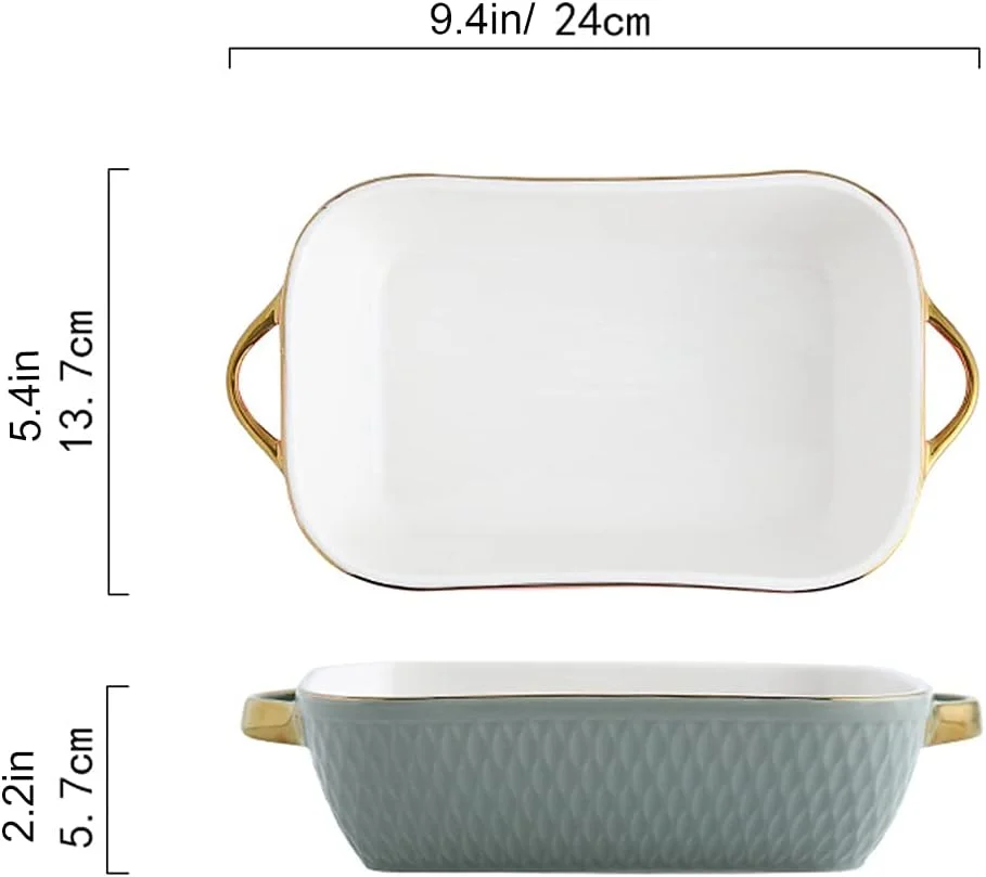 ظروف پخت سرامیکی، ظروف سرامیکی برای پخت و پز، ظرف پخت، ظروف مخصوص فر، چینی برای فر، 23.8 × 13.7 × 5.6 سانتی متر (C) ظروف پخت سرامیکی، ظروف سرامیکی برای پخت و پز، ظرف پخت، ظروف مخصوص فر، چینی برای فر، 23.8 × 13.7 × 5.6 سانتی متر (C)