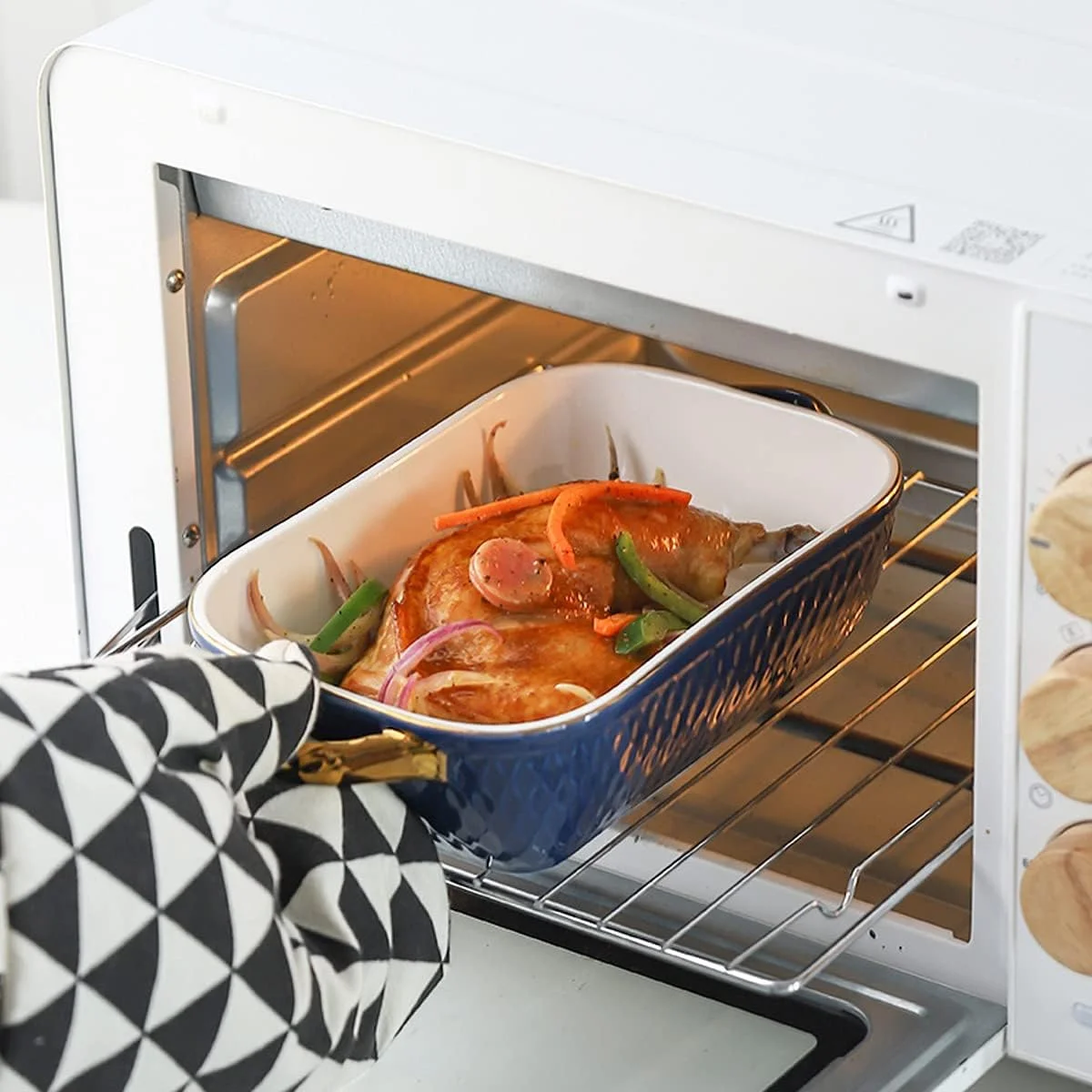 ظروف پخت سرامیکی، ظروف سرامیکی برای پخت و پز، ظرف پخت، ظروف مخصوص فر، چینی برای فر، 23.8 × 13.7 × 5.6 سانتی متر (C) ظروف پخت سرامیکی، ظروف سرامیکی برای پخت و پز، ظرف پخت، ظروف مخصوص فر، چینی برای فر، 23.8 × 13.7 × 5.6 سانتی متر (C)