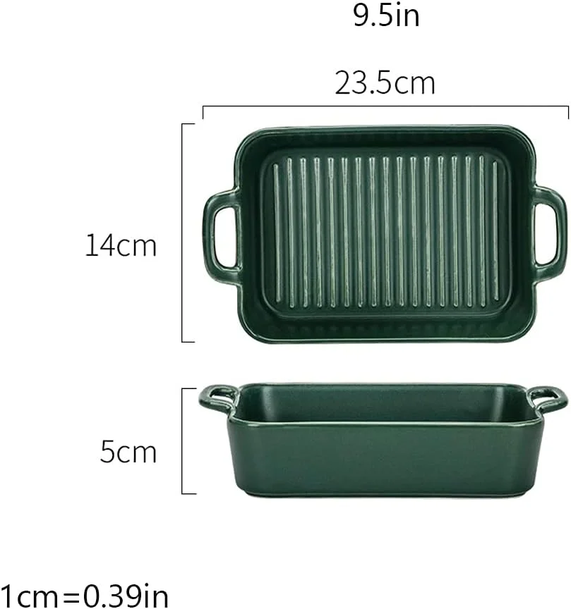 ظروف پخت سرامیکی، سری ظروف پخت مستطیلی، ست 2 عددی مناسب فر ظروف پخت سرامیکی، سری ظروف پخت مستطیلی، ست 2 عددی مناسب فر