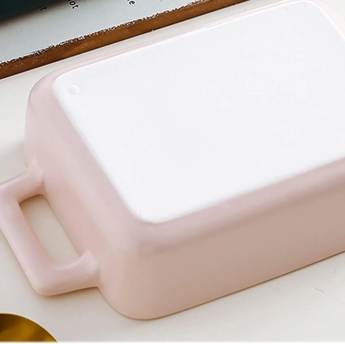 ظروف پخت سرامیکی، ظروف سرامیکی برای پخت، ست ظروف پخت، ظرف سرامیکی، ست تابه مستطیلی، ظرف مخصوص فر برای پخت و پز (B)