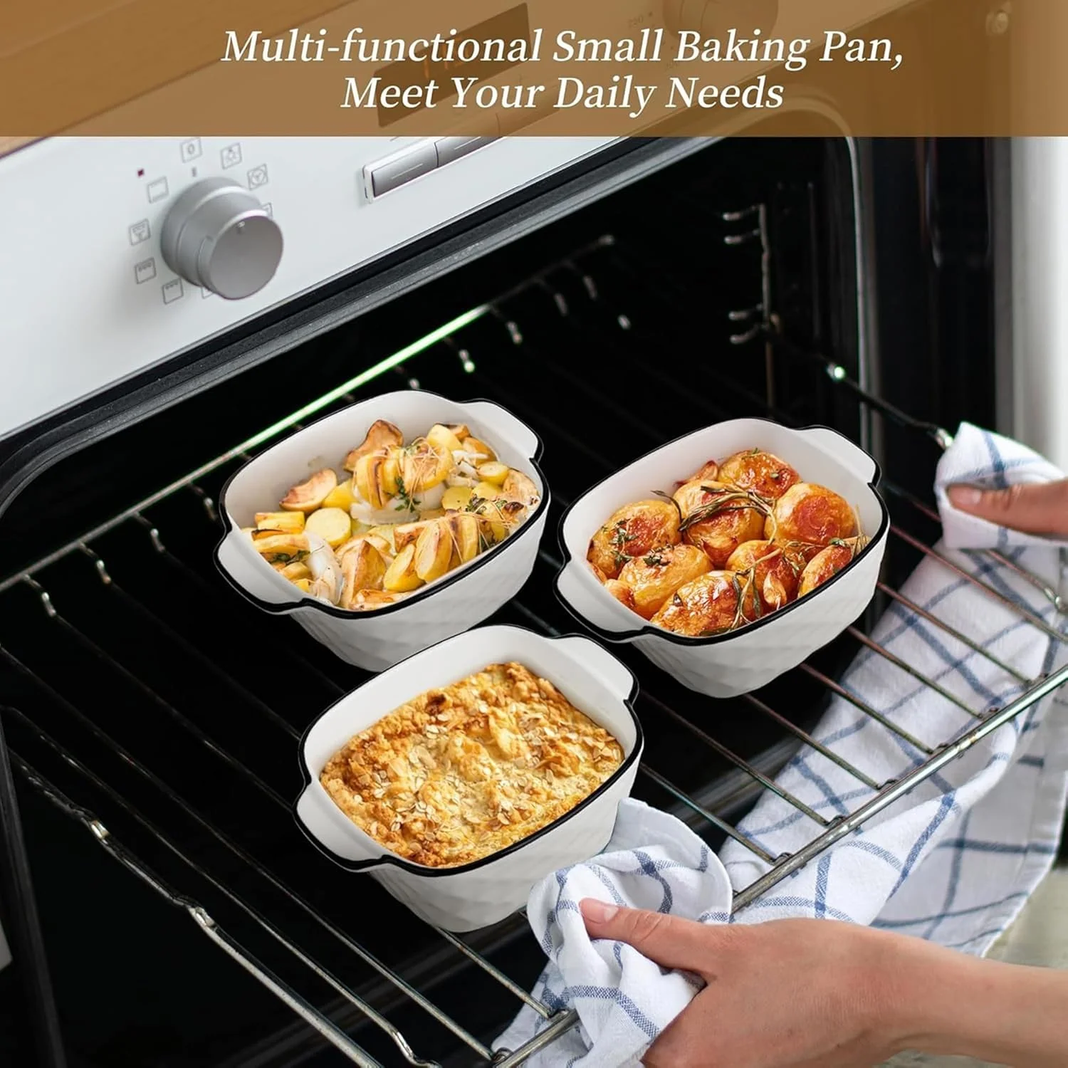 ست 3 عددی کاسه سرامیکی 400 میلی لیتری، کاسه سوپ مربع با دسته، مناسب برای مایکروویو ست 3 عددی کاسه سرامیکی 400 میلی لیتری، کاسه سوپ مربع با دسته، مناسب برای مایکروویو