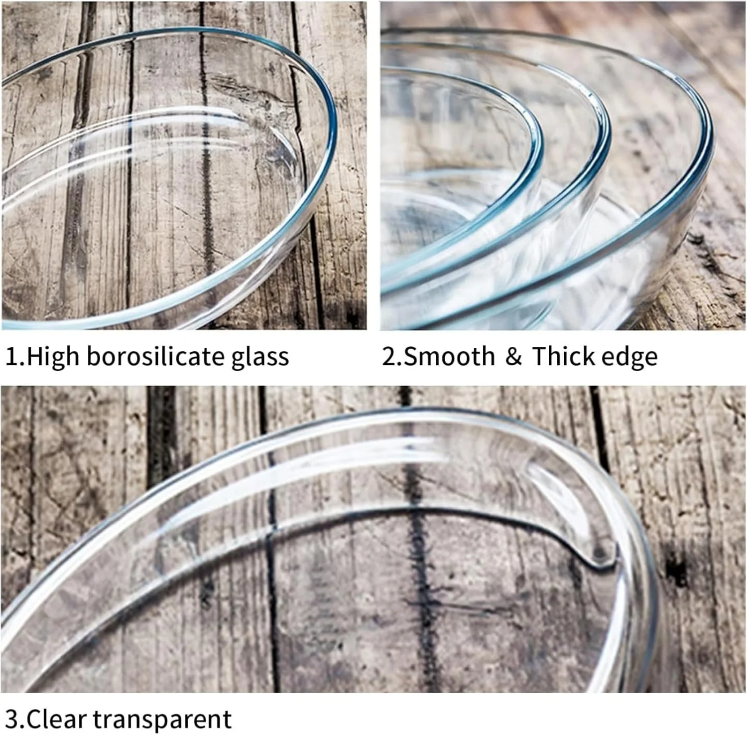 ست ظروف پیرکس مستطیلی 3 تکه بوروسیلیکات مناسب فر 1.5 لیتر، 2.0 لیتر، 3.0 لیتر، ظروف پخت و پز شفاف مقاوم در برابر حرارت برای لازانیا، سوفله، قابل استفاده در مایکروویو و ماشین ظرفشویی ست ظروف پیرکس مستطیلی 3 تکه بوروسیلیکات مناسب فر 1.5 لیتر، 2.0 لیتر، 3.0 لیتر، ظروف پخت و پز شفاف مقاوم در برابر حرارت برای لازانیا، سوفله، قابل استفاده در مایکروویو و ماشین ظرفشویی