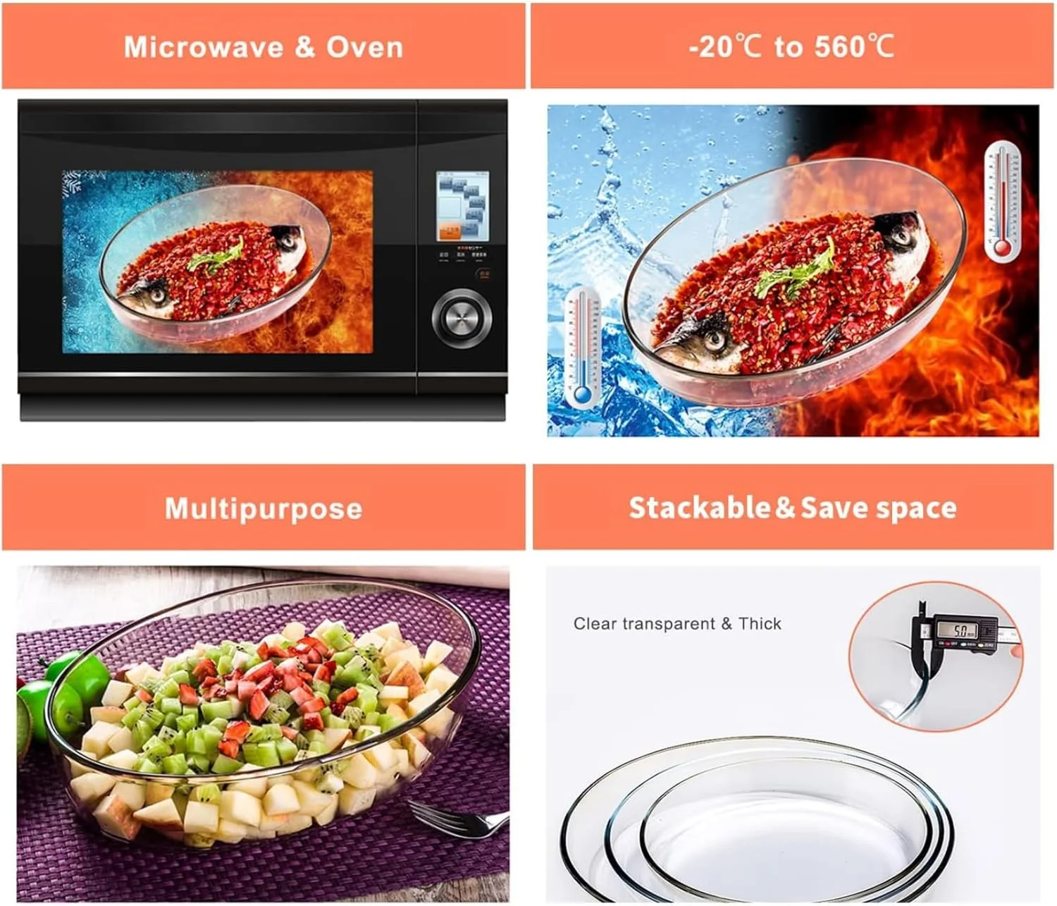 ست ظروف پیرکس مستطیلی 3 تکه بوروسیلیکات مناسب فر 1.5 لیتر، 2.0 لیتر، 3.0 لیتر، ظروف پخت و پز شفاف مقاوم در برابر حرارت برای لازانیا، سوفله، قابل استفاده در مایکروویو و ماشین ظرفشویی ست ظروف پیرکس مستطیلی 3 تکه بوروسیلیکات مناسب فر 1.5 لیتر، 2.0 لیتر، 3.0 لیتر، ظروف پخت و پز شفاف مقاوم در برابر حرارت برای لازانیا، سوفله، قابل استفاده در مایکروویو و ماشین ظرفشویی