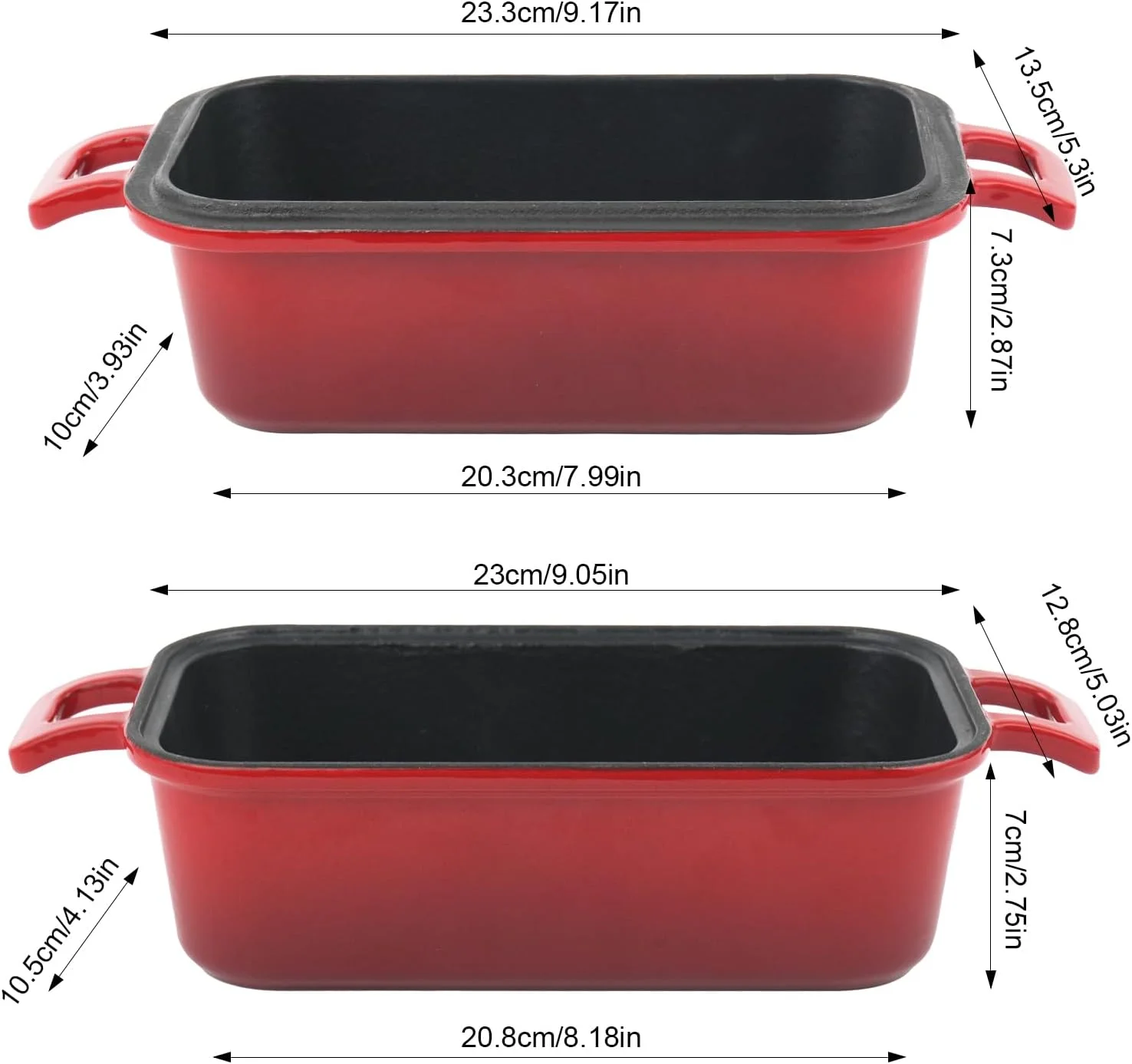 ظرف نان چدنی با درب، قالب پخت نان برای نان خمیر ترش، دارای دو دسته ظرف نان چدنی با درب، قالب پخت نان برای نان خمیر ترش، دارای دو دسته