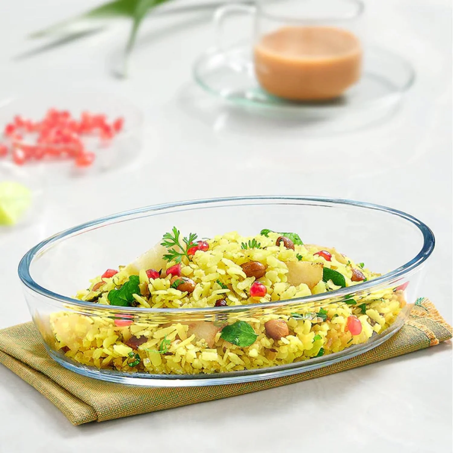 ظرف بیضی شکل بوروسیل، 0.7 لیتر | ظرف بوروسیلیکاتی مقاوم در برابر حرارت، مناسب فر، ظرف پخت دسر، مقاوم در برابر حرارت، چند منظوره، مناسب سرو در آشپزخانه، DSHEX0038 ظرف بیضی شکل بوروسیل، 0.7 لیتر | ظرف بوروسیلیکاتی مقاوم در برابر حرارت، مناسب فر، ظرف پخت دسر، مقاوم در برابر حرارت، چند منظوره، مناسب سرو در آشپزخانه، DSHEX0038