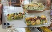 ست ظروف پیرکس پخت و پز - 3 عدد، 1 لیتری (سایز کوچک) مربعی، 1.5 لیتری (سایز متوسط)، 2.2 لیتری (سایز بزرگ)، ظرف پخت شیشه ای، ظروف پخت برای لازانیا، باقیمانده غذا، قابل استفاده از فریزر به فر و قابل شستشو در ماشین ظرفشویی. ست ظروف پیرکس پخت و پز - 3 عدد، 1 لیتری (سایز کوچک) مربعی، 1.5 لیتری (سایز متوسط)، 2.2 لیتری (سایز بزرگ)، ظرف پخت شیشه ای، ظروف پخت برای لازانیا، باقیمانده غذا، قابل استفاده از فریزر به فر و قابل شستشو در ماشین ظرفشویی.