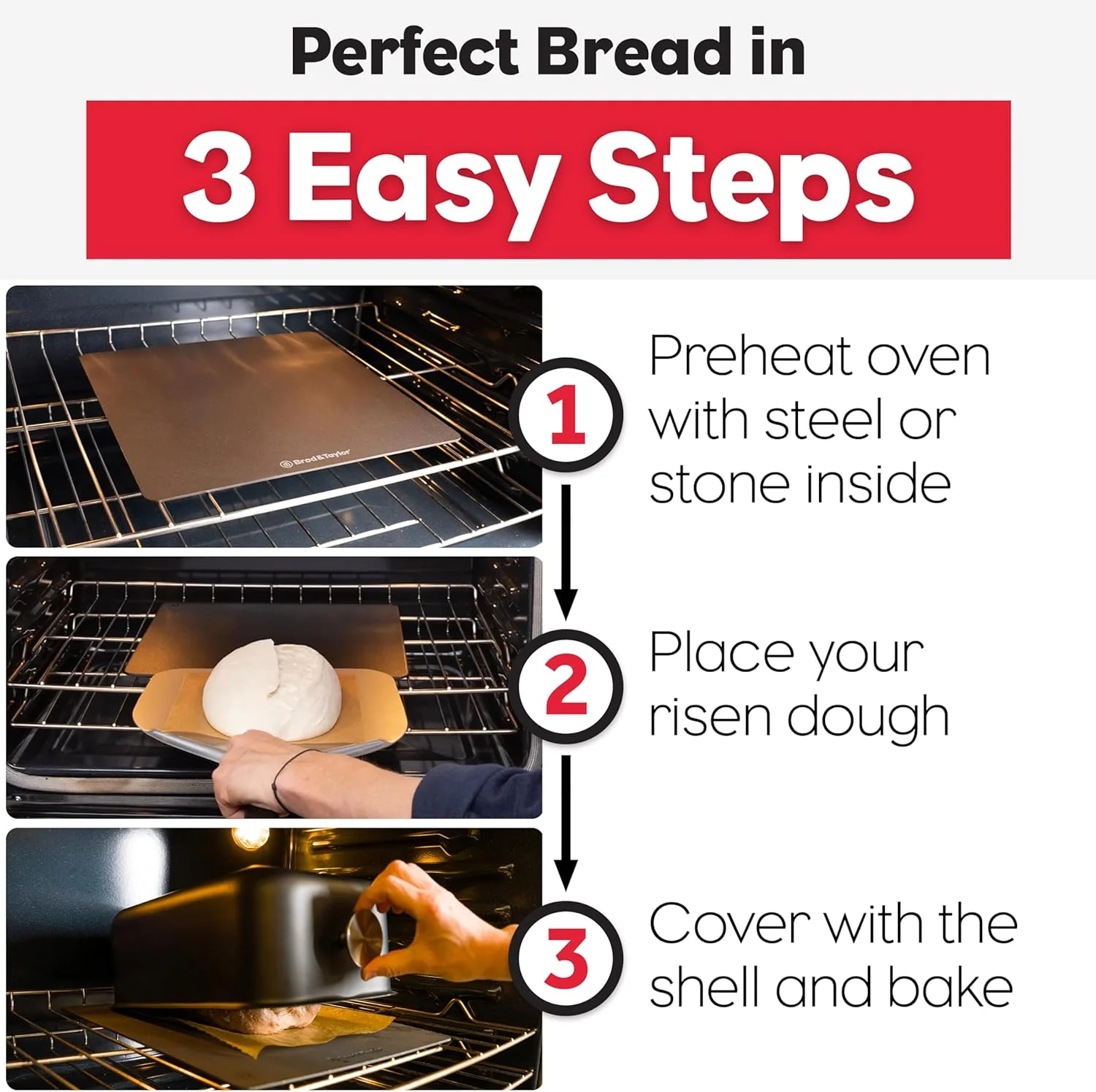 پوسته پخت نان Brod & Taylor (باتارد)، آلومینیومی