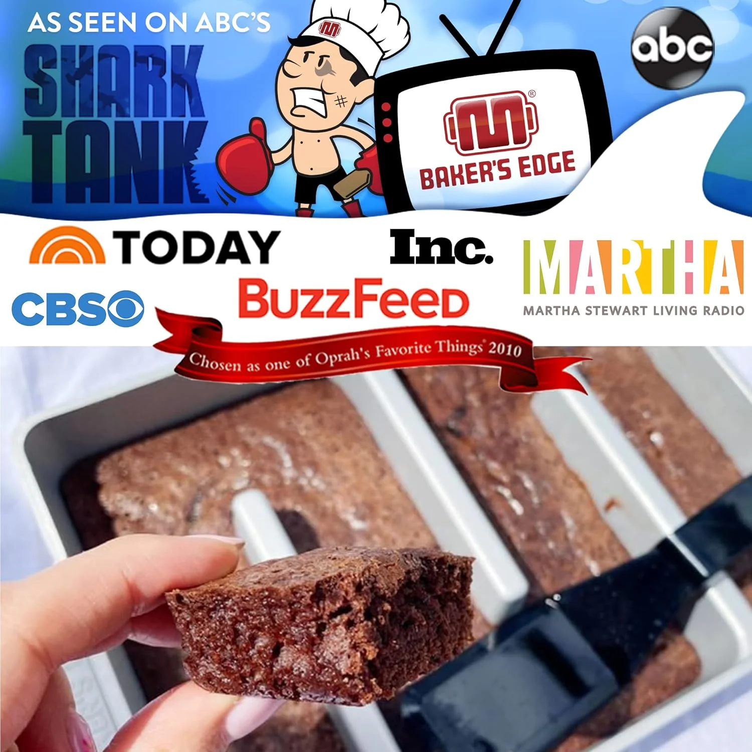 قالب کیک براونی نچسب Baker's Edge قالب کیک براونی نچسب Baker's Edge