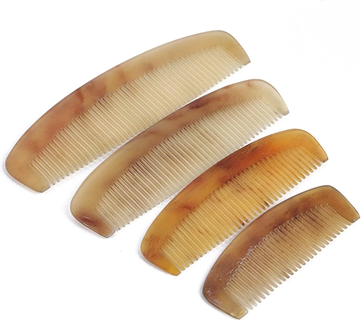 شانه مو زنانه یک تکه کهربایی، برس مراقبت از مو، ابزار حالت دهی مو، شانه آرایشگری (رنگ: D)