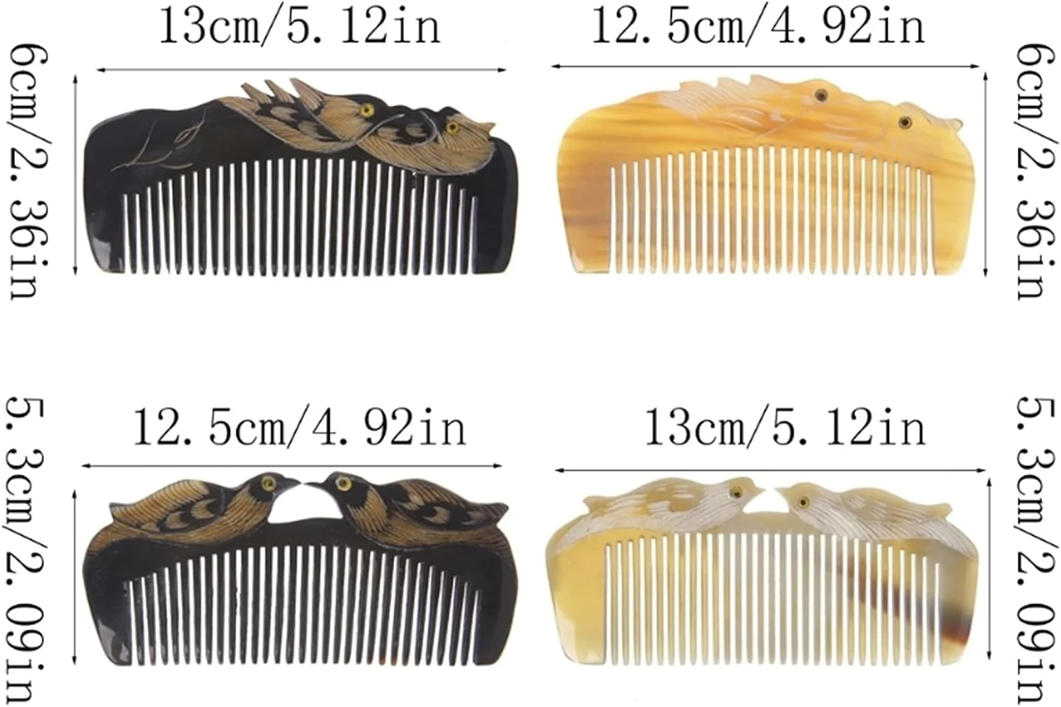 شانه 1 عدد شانه موی لوکس حکاکی شده دستی ابزار مراقبت از مو آرایشگری (رنگ: 2)