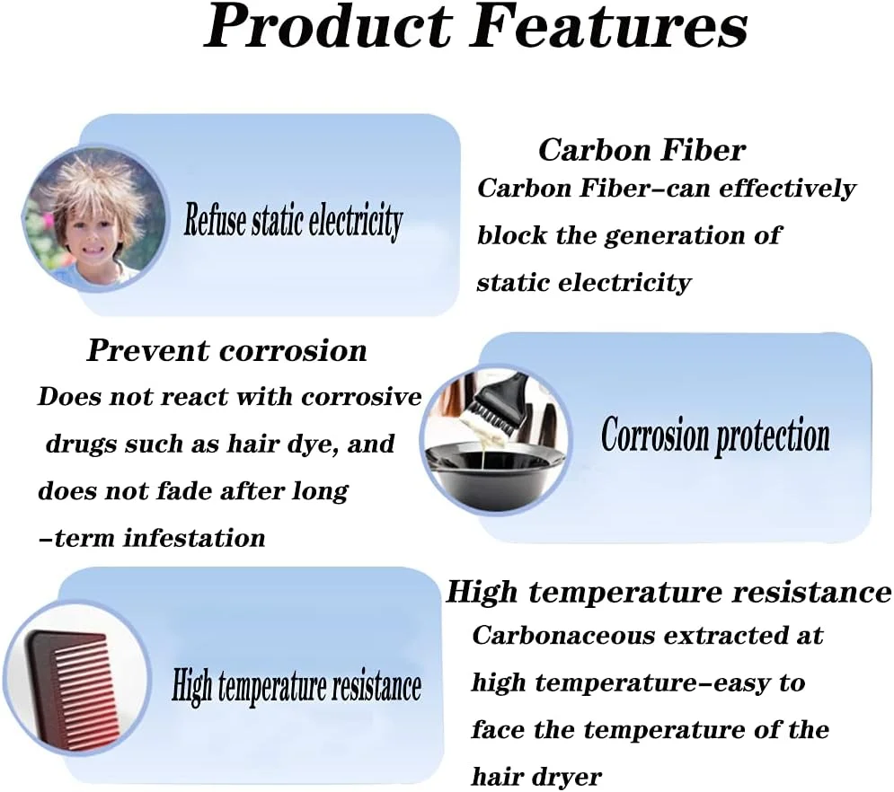 شانه مو ضد الکتریسیته ساکن CCLKHY، شانه دم موشی دسته سوزنی، شانه اکستنشن، شانه ساقه مو، مناسب برای انواع مو