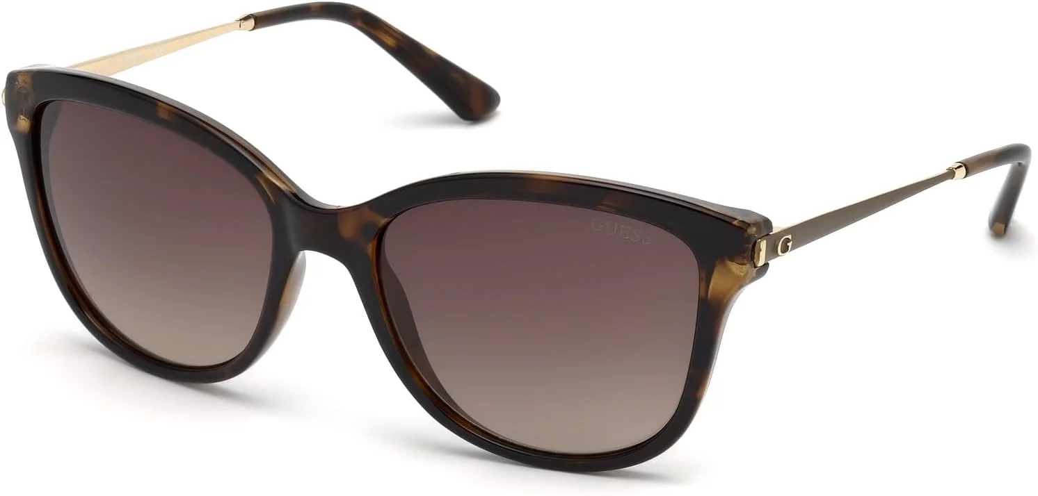 عینک آفتابی унисекс بزرگسالان Guess مدل GU7469 52F 56، قهوه ای (Avana Scura/Marrone Grad)، قهوه ای (Avana Scura/Marrone Grad)، 56