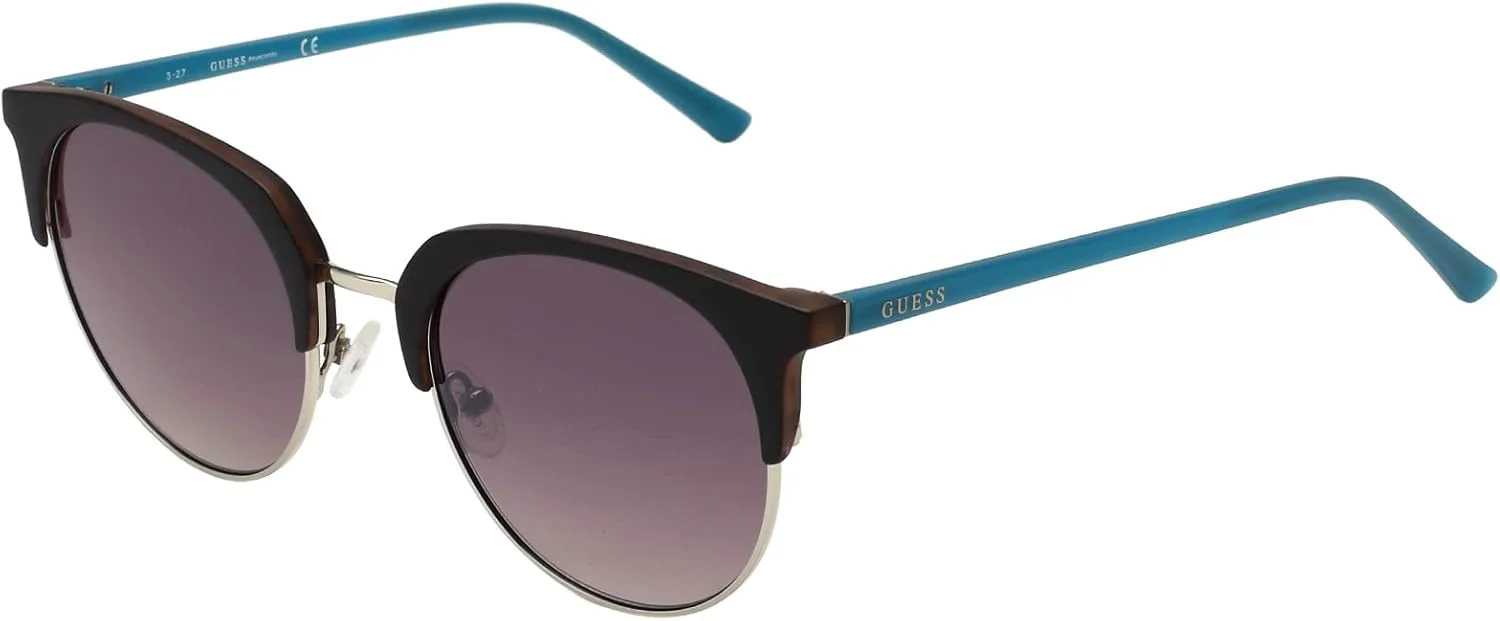 عینک آفتابی унисекс GUESS مدل GU3026 52F 52، قهوه ای هاوانا градиент