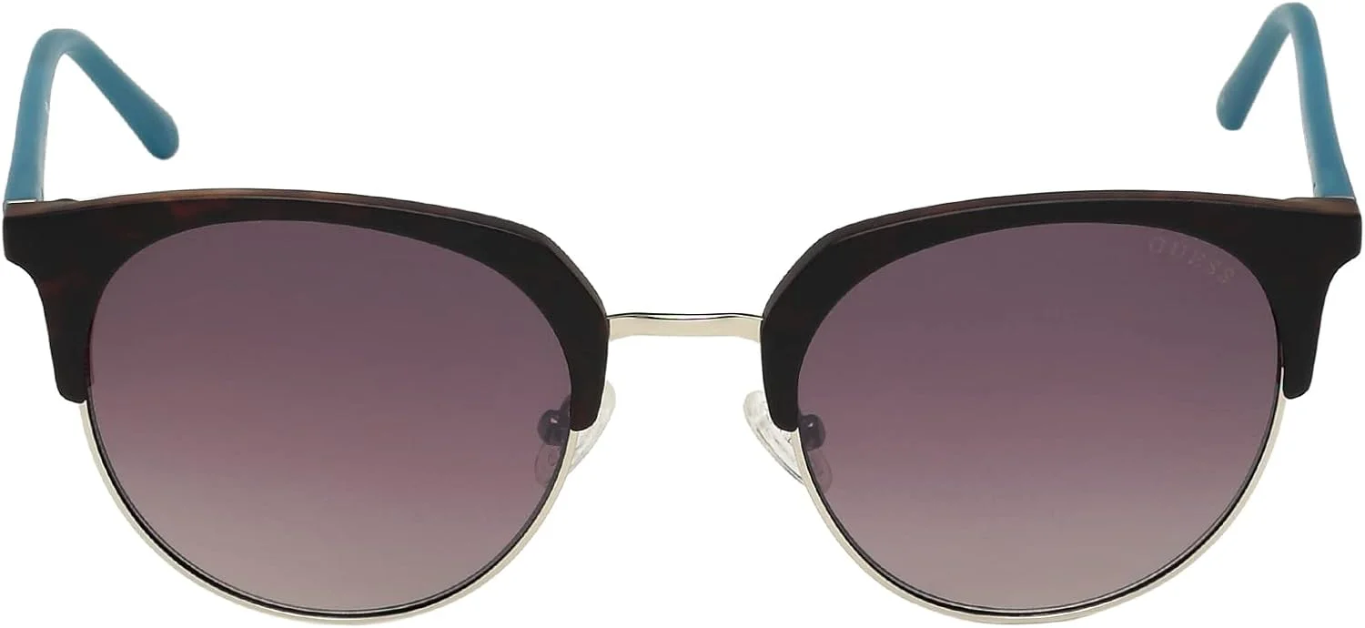 عینک آفتابی унисекс GUESS مدل GU3026 52F 52، قهوه ای هاوانا градиент