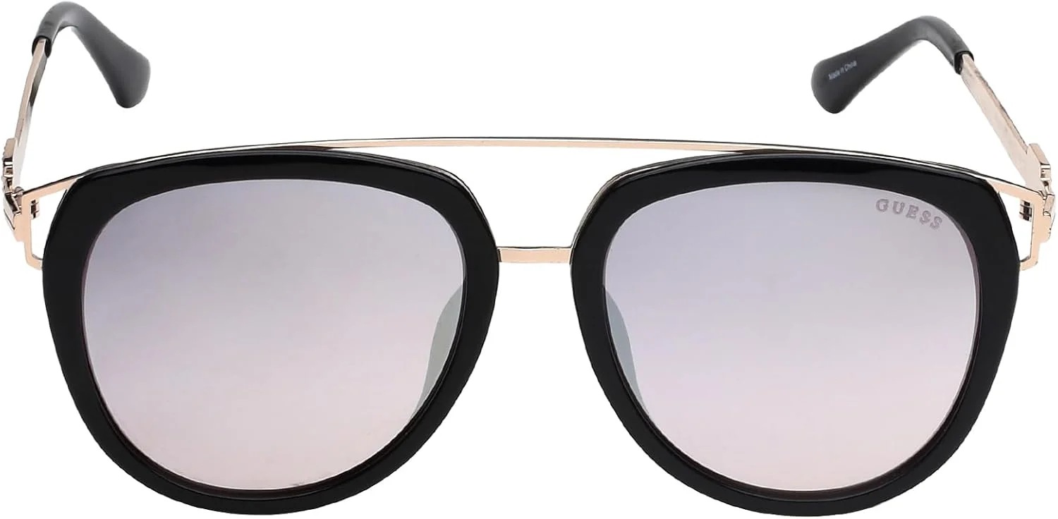 عینک آفتابی زنانه مربعی با فریم ابرویی گس فکتوری - مشکی عینک آفتابی زنانه مربعی با فریم ابرویی گس فکتوری - مشکی