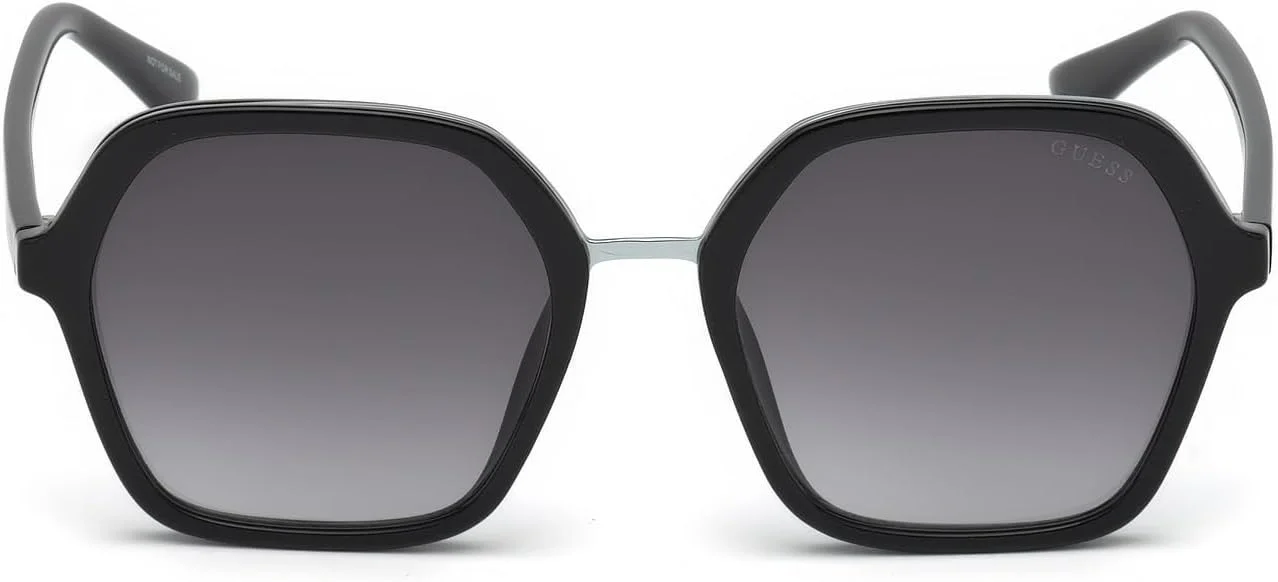 عینک آفتابی شش ضلعی زنانه گس - لنز دودی گرادیان، GU7557-01B - سایز 54