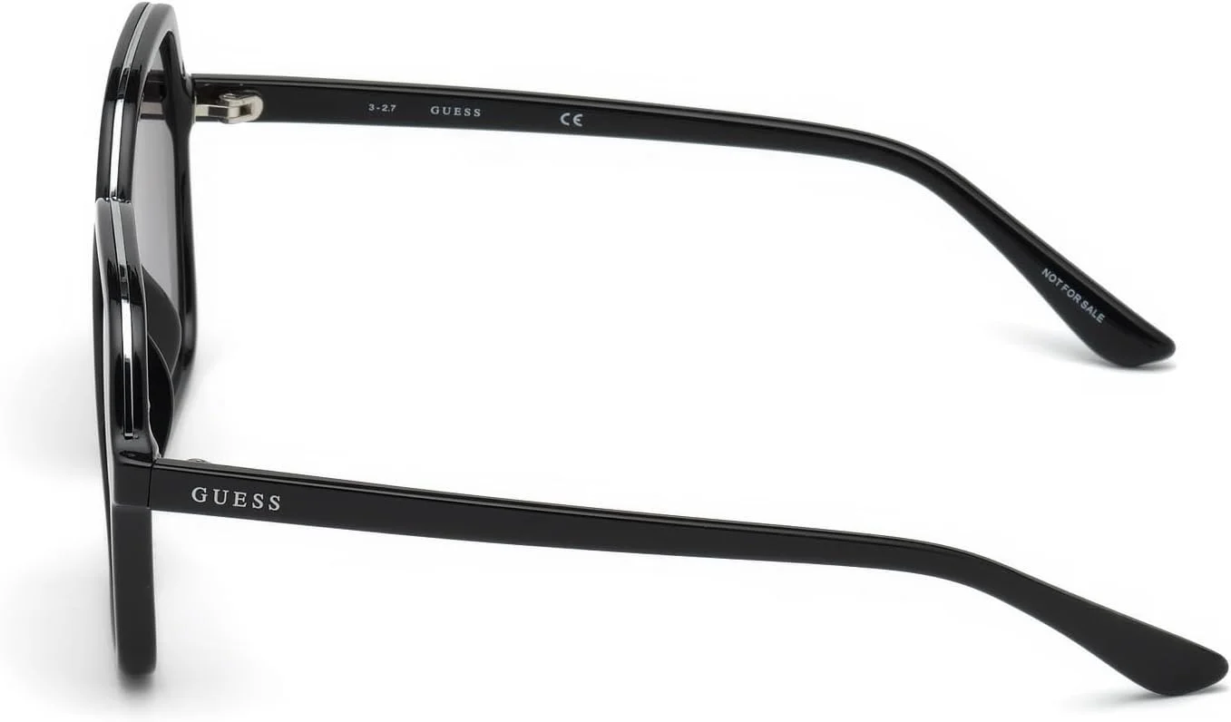 عینک آفتابی شش ضلعی زنانه گس - لنز دودی گرادیان، GU7557-01B - سایز 54