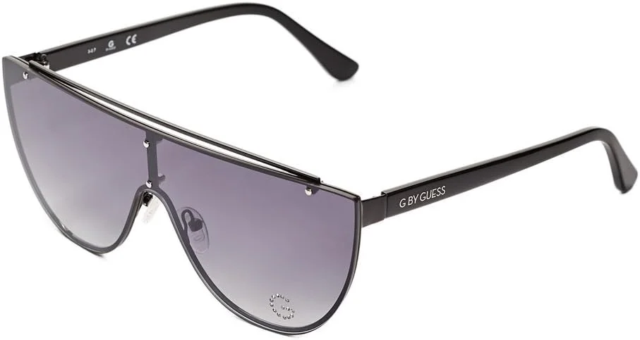 عینک آفتابی زنانه بزرگ Guess، مشکی با لنزهای گرادیان GG1167 01B