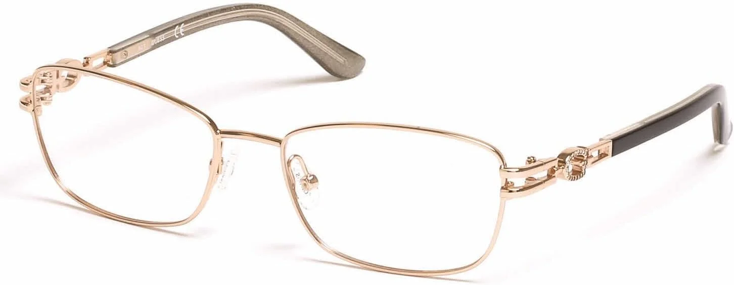 فریم عینک طبی گس GU2687 - فریم رزگلد براق، عدسی رزگلد براق، 53 میلی متر GU268753028