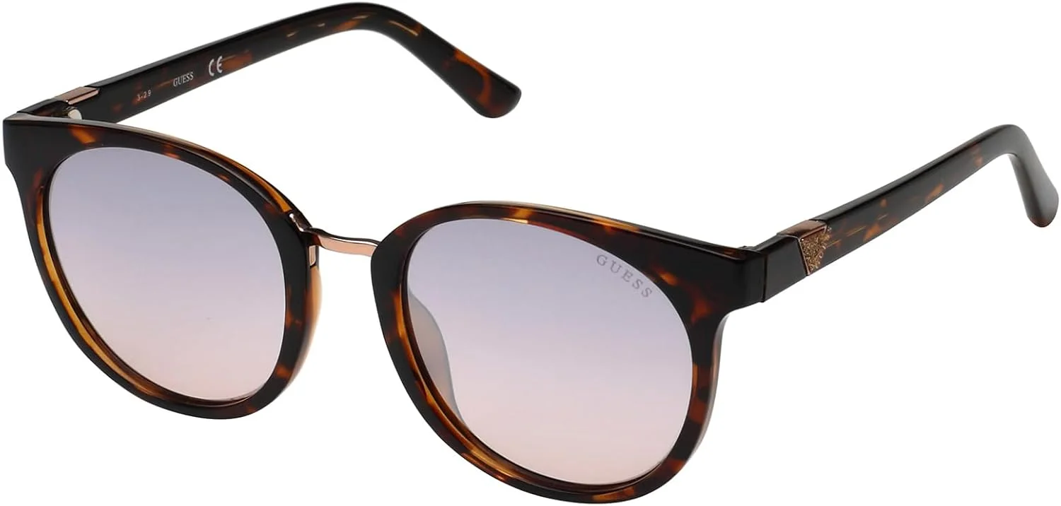 عینک آفتابی زنانه گس مدل 19307211 بیضی هاوانا تیره/بوردو آینه ای (GU760152U52 52U / قهوه ای - 52)