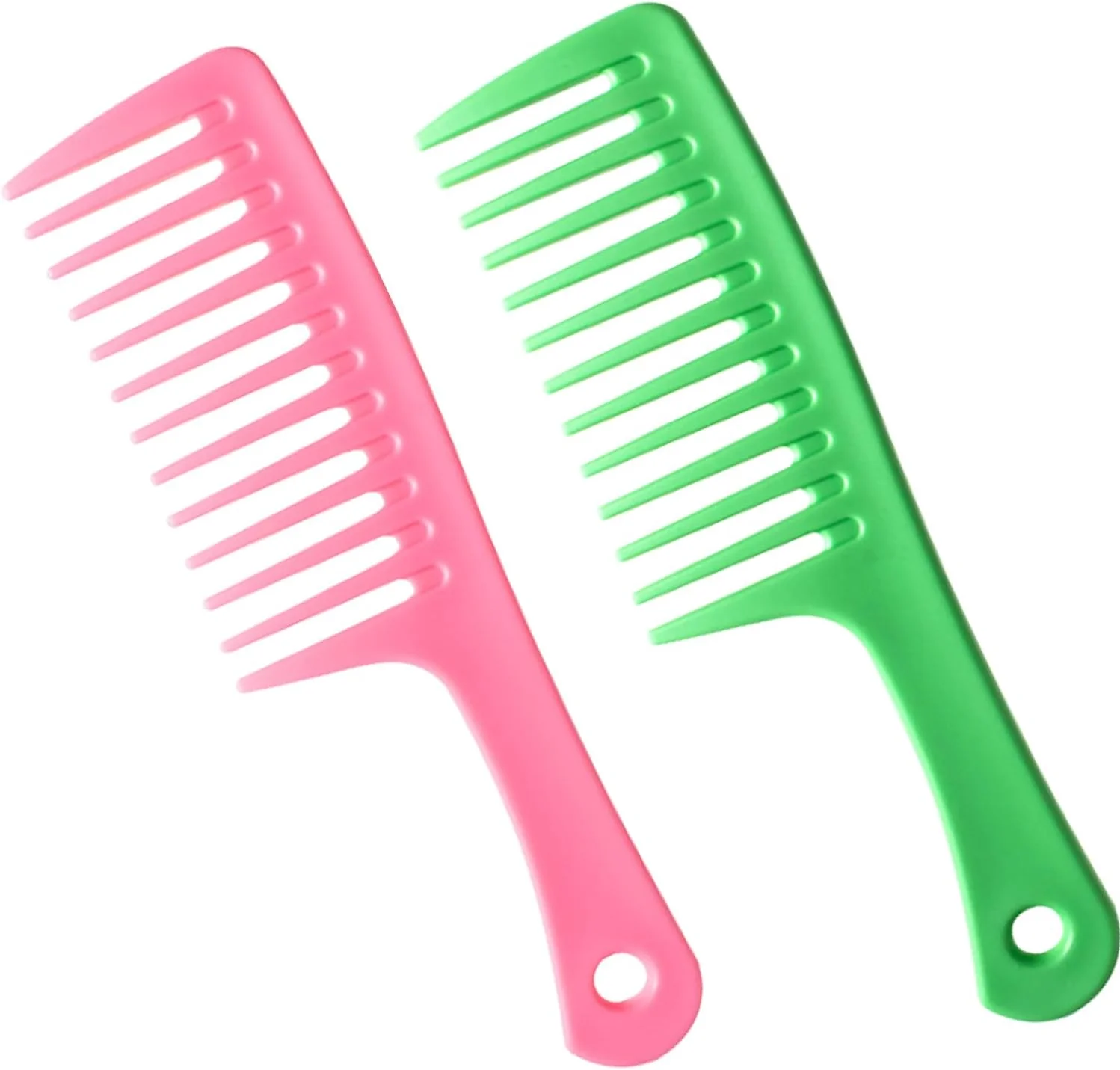 ست 4 عددی شانه برای زنان و مردان، شانه‌های حرفه‌ای برای آرایشگر مو، شانه حالت دهنده دندانه ریز و پهن برای انواع مو، ست شانه موی فیبر کربن ممتاز برای پوش دادن و جدا کردن مو #C319 (رنگ-15)