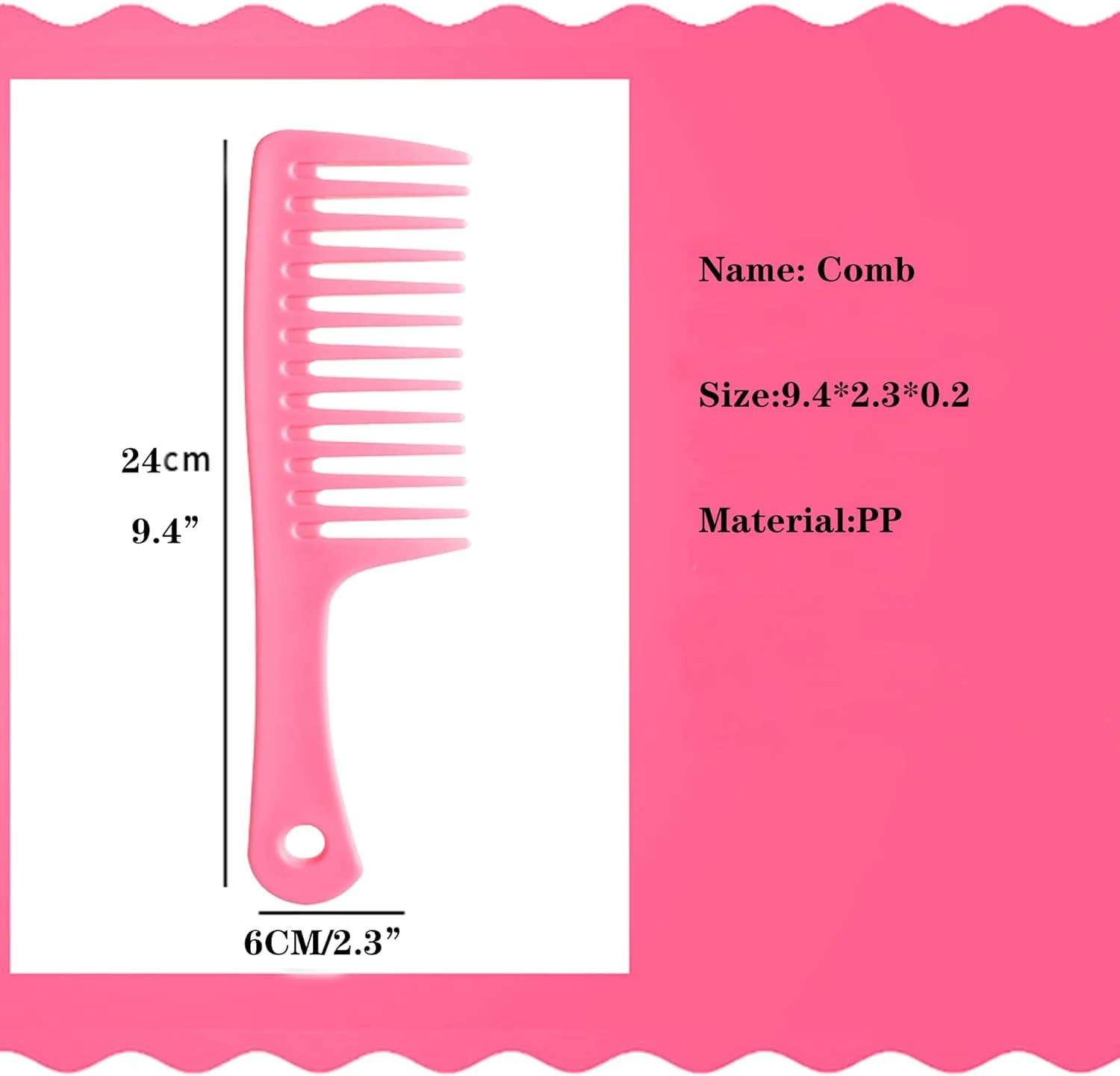 ست 4 عددی شانه برای زنان و مردان، شانه‌های حرفه‌ای برای آرایشگر مو، شانه حالت دهنده دندانه ریز و پهن برای انواع مو، ست شانه موی فیبر کربن ممتاز برای پوش دادن و جدا کردن مو #C319 (رنگ-15)