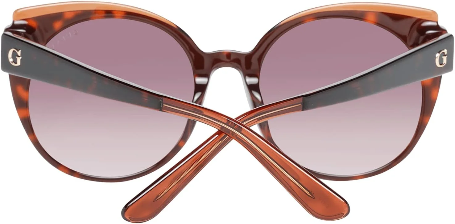 Guess Cateye Women's Sunglasses, Havana with Brown Gradient Lenses GU7591F 56F Lens 53mm Guess Cateye Women's Sunglasses, Havana with Brown Gradient Lenses GU7591F 56F Lens 53mm