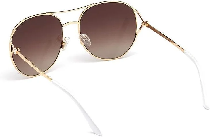 عینک آفتابی زنانه گس مدل GU768632W، رنگ: طلایی/آبی گرادیان، سایز: 59 عینک آفتابی زنانه گس مدل GU768632W، رنگ: طلایی/آبی گرادیان، سایز: 59