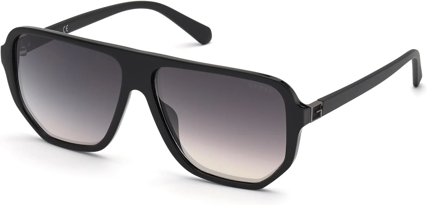 عینک آفتابی مردانه گس GU00003 01Q مشکی براق 60/13/145