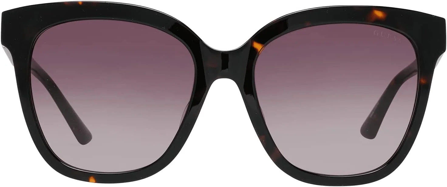 عینک آفتابی زنانه مربعی کلاسیک گس، هاوانا با لنز قهوه ای گرادیان GU7612F 52F لنز 55 میلی متر