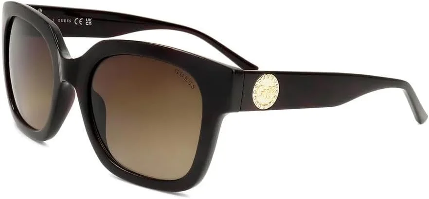 عینک آفتابی زنانه مربعی گس، هاوانای تیره با لنزهای قهوه ای تدریجی GF6128 52F سایز لنز: 55 میلی متر