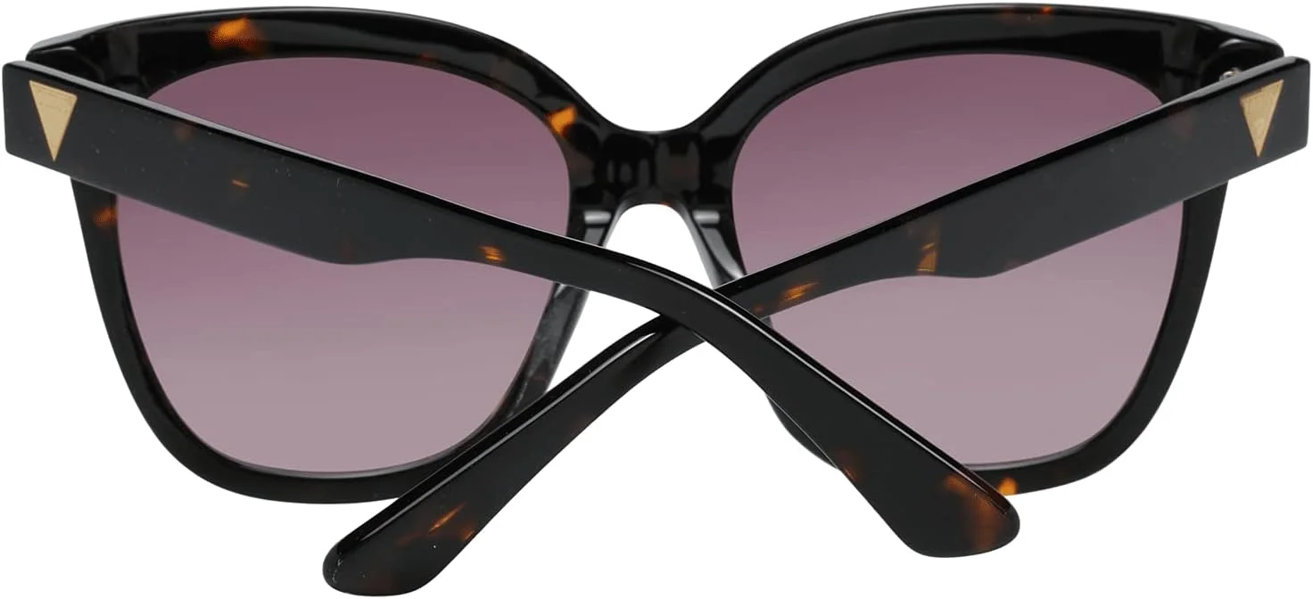 عینک آفتابی زنانه مربعی کلاسیک گس، هاوانا با لنز قهوه ای گرادیان GU7612F 52F لنز 55 میلی متر