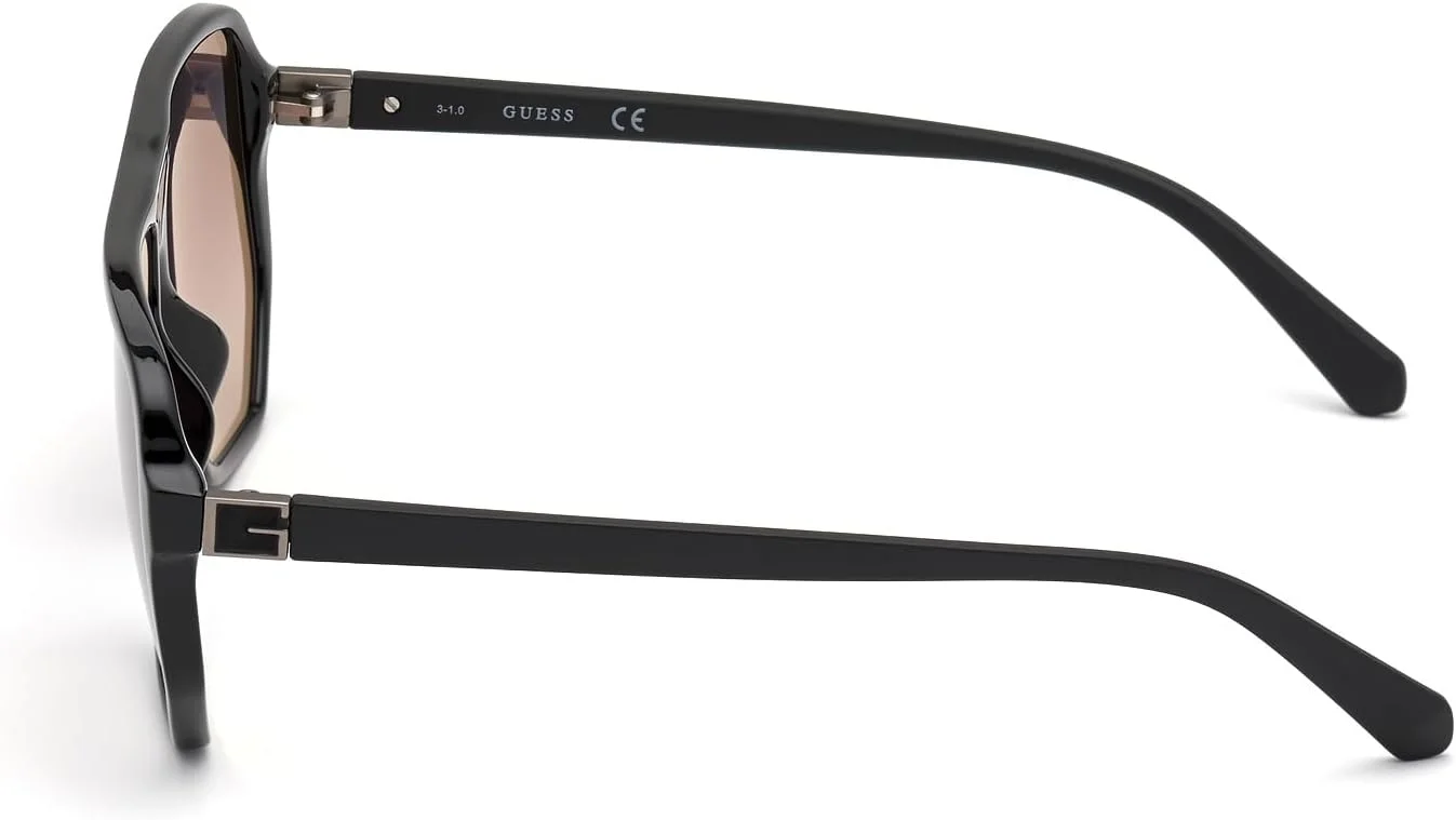 عینک آفتابی مردانه گس GU00003 01Q مشکی براق 60/13/145