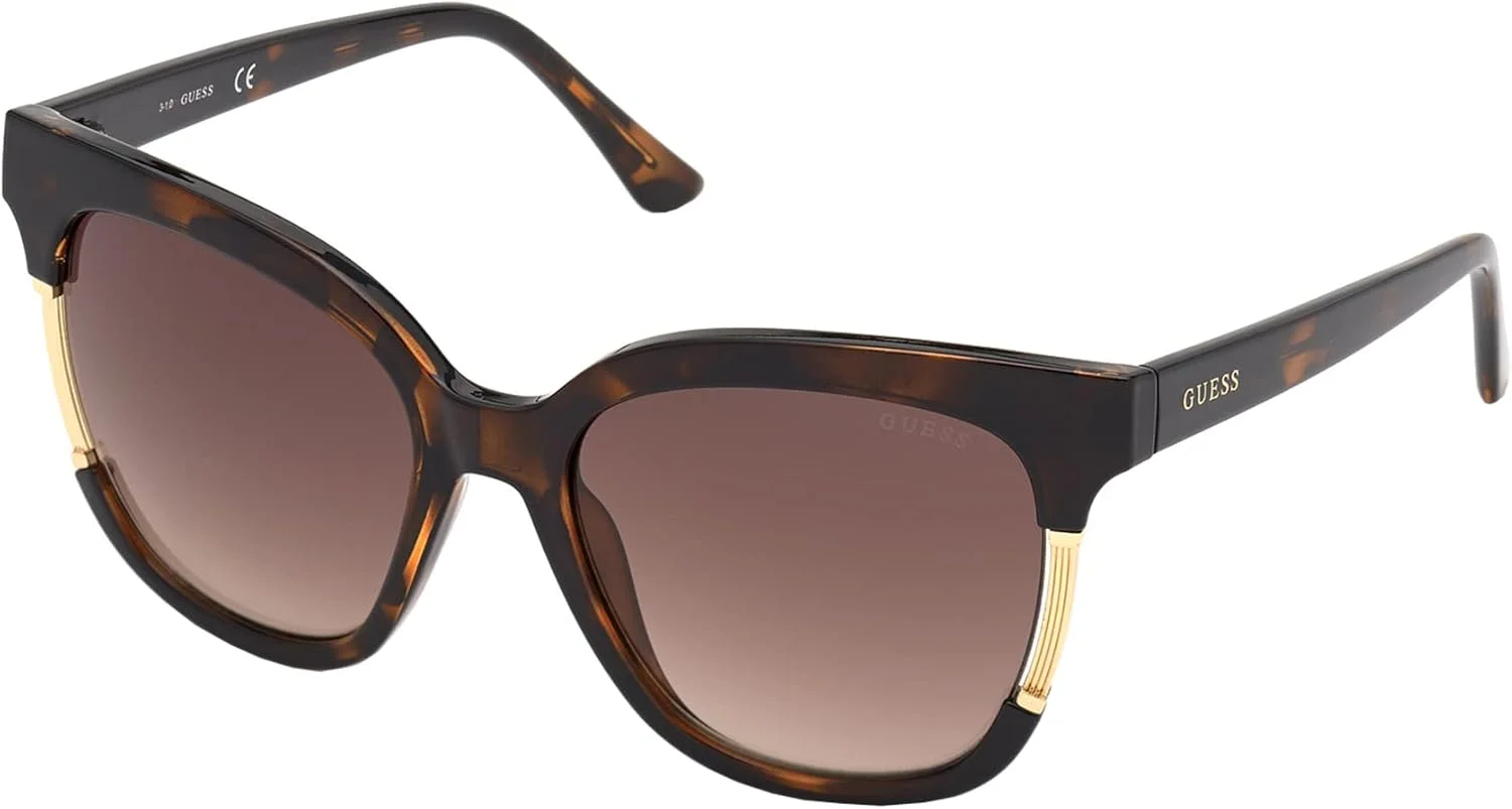 عینک آفتابی زنانه گس مدل GU7726، رنگ هاوانای تیره/قهوه ای تدریجی، سایز 55 میلی متر