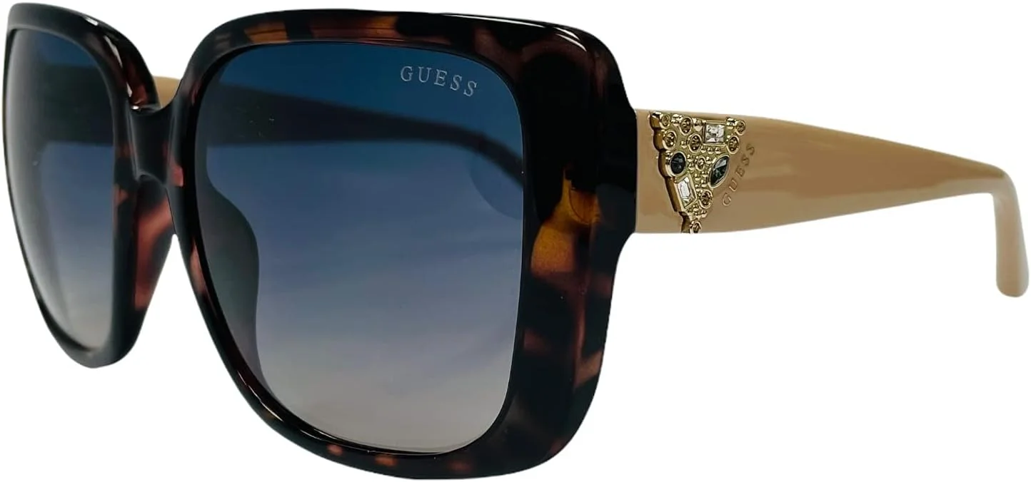 عینک آفتابی مربعی زنانه گس مدل Gu7788-s، هاوانا بلوند/آبی گرادیان، بزرگ