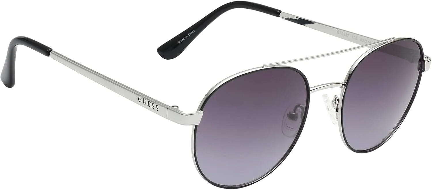 عینک آفتابی زنانه گس GF0367 10B 53 نقره ای، نقره ای، 53