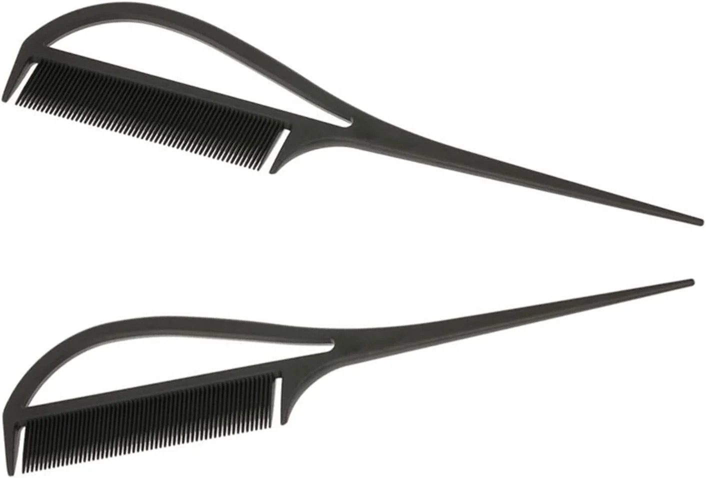 شانه مو HODORE، شانه پوش دهنده مو، برس باز کننده گره مو، شانه دم موشی برای حجم دادن به مو، شانه هایلایت مو