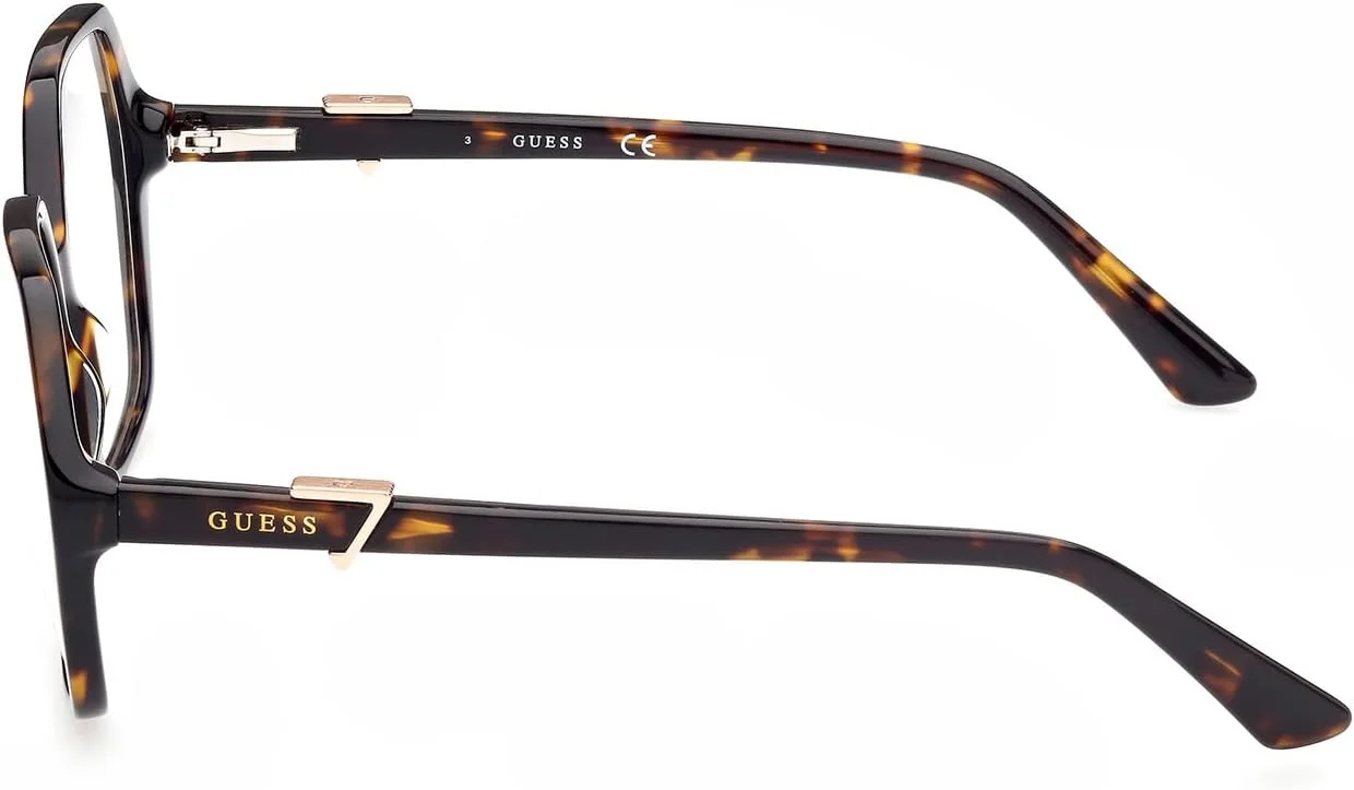 عینک زنانه گس مدل GU2875، طرح هندسی، هاوانای تیره، سایز متوسط