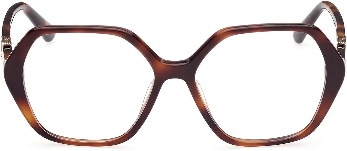 عینک طبی زنانه گس، مدل GU2875، طرح هندسی، سبک فشن (هاوانا بلوند، لنز دمو)