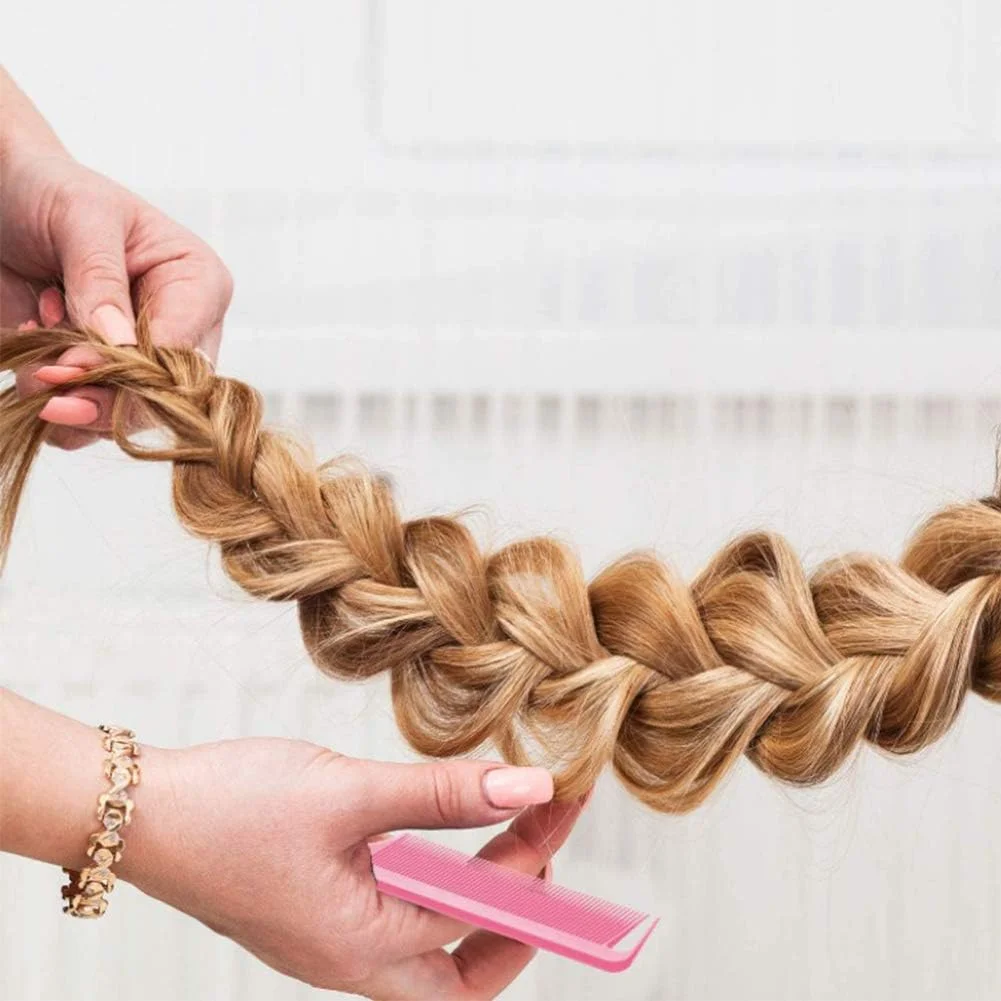 شانه‌های فرق بازکن مو، شانه دم موشی، شانه آرایشگری، شانه پوش دهی ریشه، مقاوم در برابر حرارت، ضد الکتریسیته ساکن، شانه حالت دهنده برای بافت مو، آرایشگری سالن، صورتی