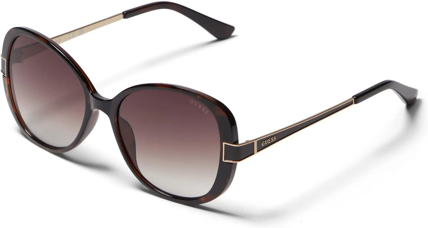 عینک آفتابی GUESS مدل GF6162 هاوانای تیره/قهوه ای گرادیان سایز تک