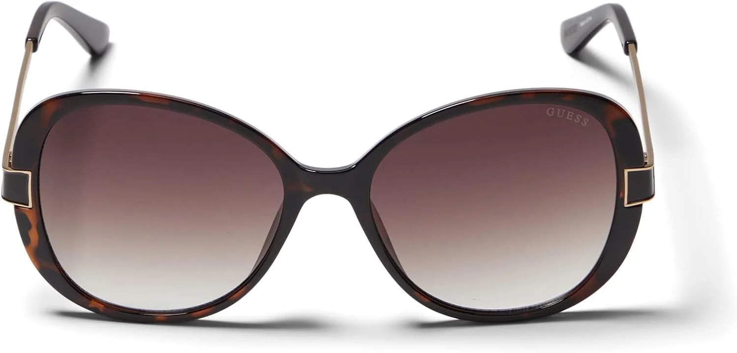 عینک آفتابی GUESS مدل GF6162 هاوانای تیره/قهوه ای گرادیان سایز تک