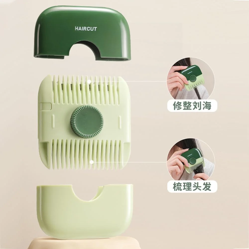 موخوره گیر مو، 2 عدد موزن 2 در 1، شانه برش موی تیز، شانه اصلاح موی دو لبه، شانه قیچی موی دو طرفه، طراحی ضد گرد و غبار برای جمع آوری موهای شکسته و کوتاه کردن