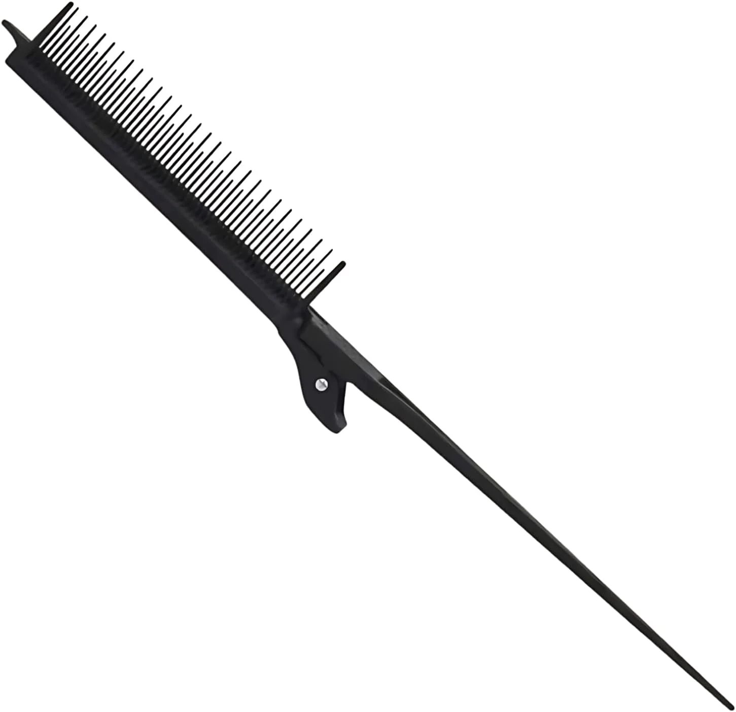 شانه دم باریک حرفه ای ضد الکتریسیته ساکن Hair Line از جنس فیبر کربن، مناسب برای حالت دادن، برش، رنگ کردن و هایلایت مو، رنگ مشکی