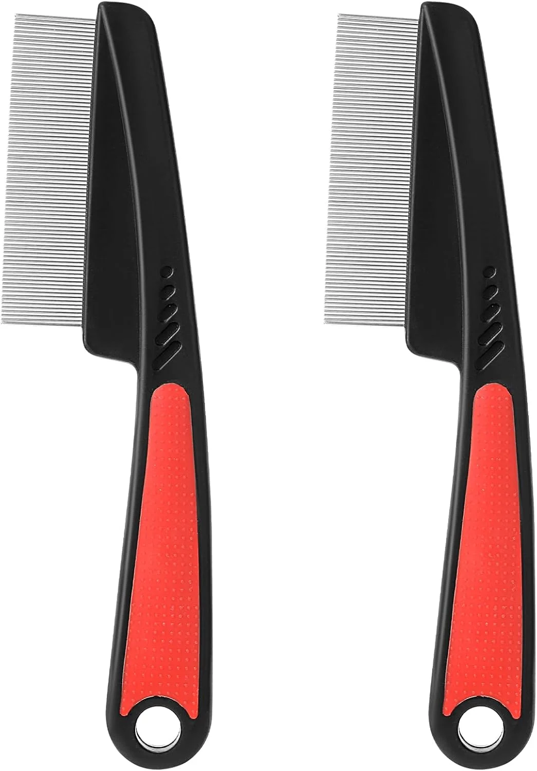 Gjinxi شانه دم موشی سوزنی داغ، 2 بسته شانه حالت دهنده دندانه ریز، شانه های پوش دهنده مو، شانه جدا کننده مو برای موهای فر، ضخیم، نازک، بافته شده، زنان، مردان، ست ابزار لوازم شانه باز کننده گره مو