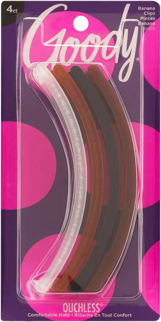 گودی 1942354 شانه گیره ای کلاسیک 5 اینچ، چند رنگ - 4 عدد