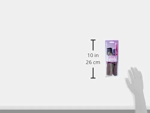 شانه های بسته خانواده گودی 1942208، چند رنگ، 6 عدد