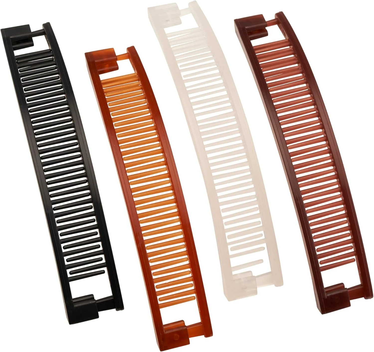 گودی 1942354 شانه گیره ای کلاسیک 5 اینچ، چند رنگ - 4 عدد